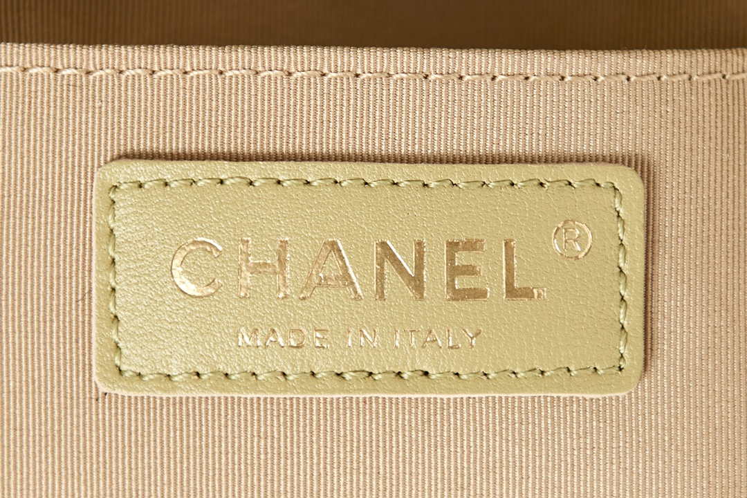Chanel Backpack Duma Yellow Lambskin CC AS2908 Gold