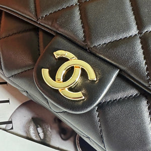 Chanel Backpack Metallic Lambskin & Gold-Tone Metal AS4621 Black - Default Title - View 7