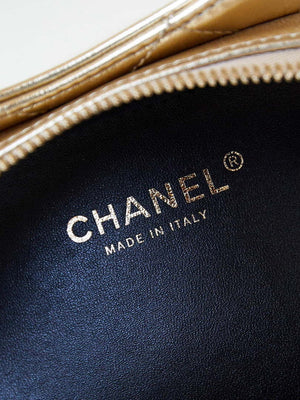 Chanel Backpack Metallic Lambskin & Gold-Tone Metal AS4621 Gold - Default Title - View 8
