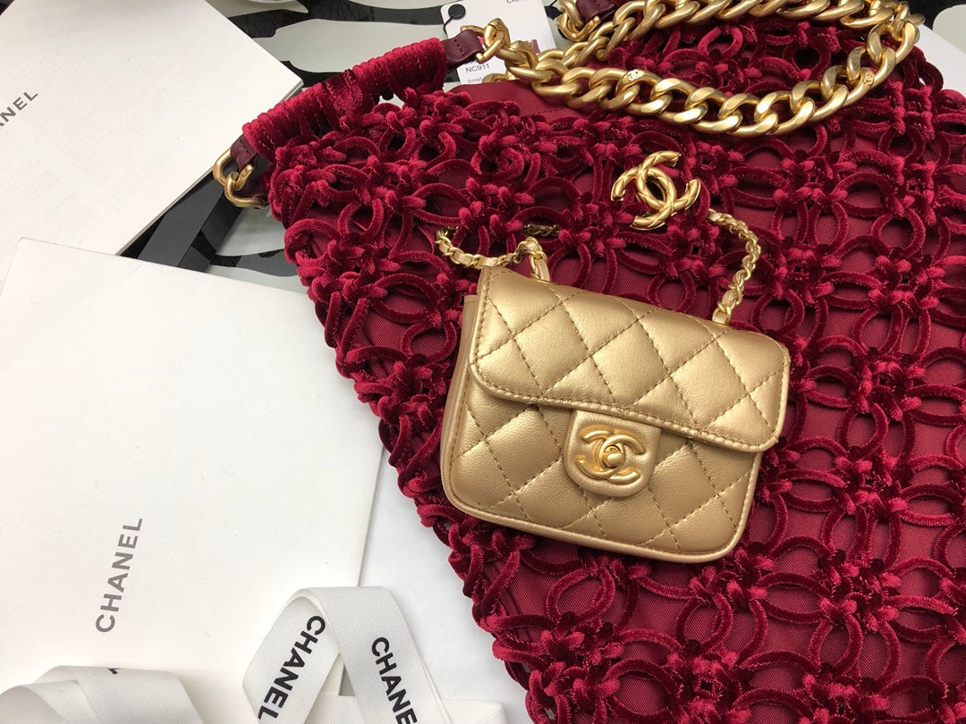 Chanel Bag 99126 Small Box Bag Shoulder bag red - Default Title - View 2