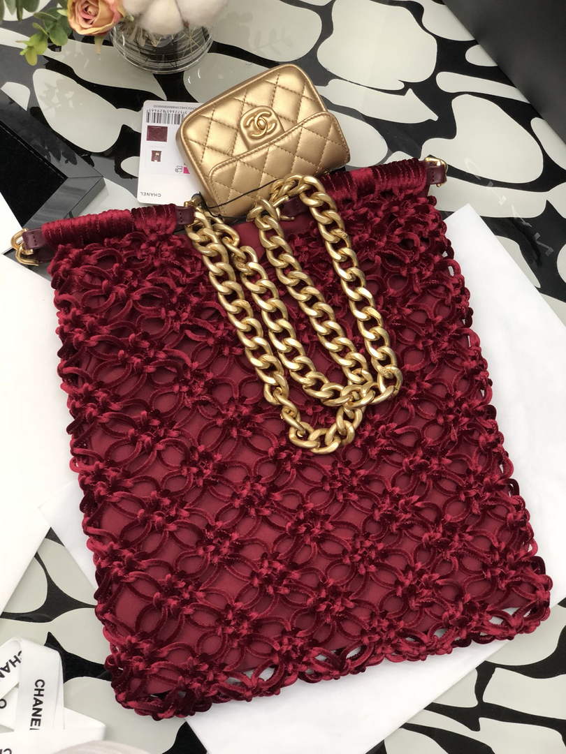 Chanel Bag 99126 Small Box Bag Shoulder bag red