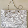 Chanel Beach Fabric Printed Pattern Shopping Bag AS5429 Gray