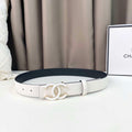 Chanel Belts Designer Calfskin Gold-Tone Metal Resin Diamante wide 3.0CM AA0578 - Gold / 75--(90CM) - View 1