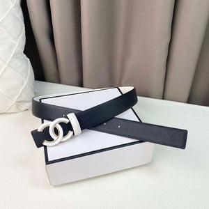 Chanel Belts Designer Calfskin Gold-Tone Metal Resin Diamante wide 3.0CM AA0578 - Gold / 75--(90CM) - View 4