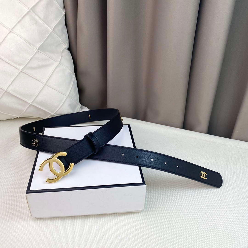 Chanel Belts Designer Calfskin Gold-Tone Metal Resin Diamante wide 3.0CM AA0581