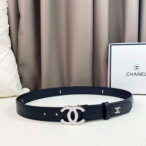 Chanel Belts Designer Calfskin Gold-Tone Metal Resin Diamante wide 3.0CM AA0581 - Gold / 75--(90CM) - View 4
