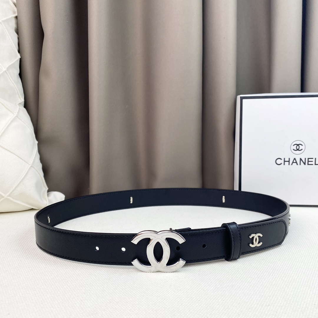 Chanel Belts Designer Calfskin Gold-Tone Metal Resin Diamante wide 3.0CM AA0581
