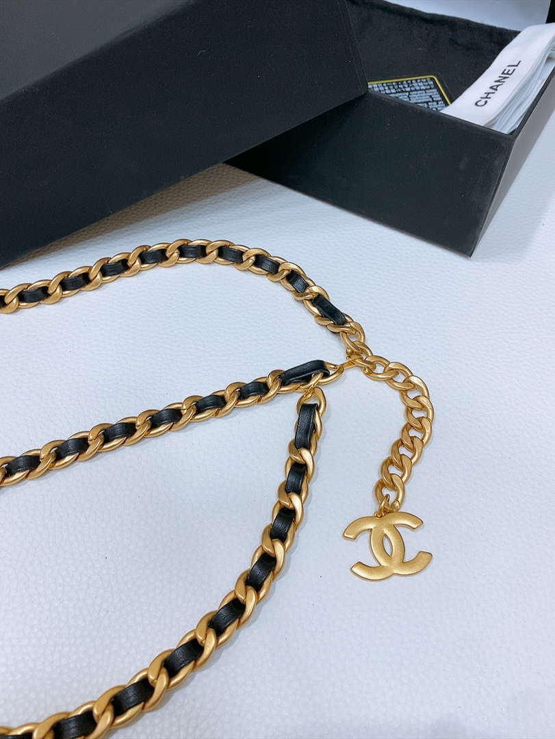 Chanel brass metal Classic chain logo waist chain AA0959