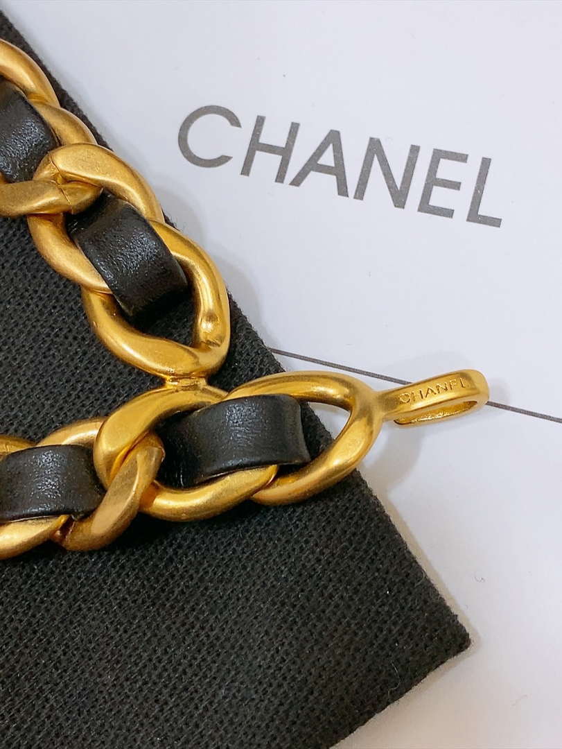 Chanel brass metal Classic chain logo waist chain AA0959