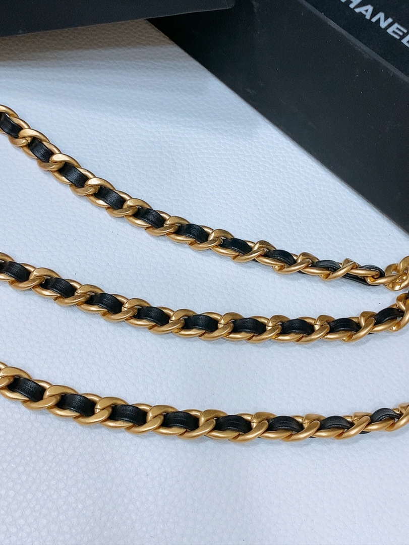Chanel brass metal Classic chain logo waist chain AA0959