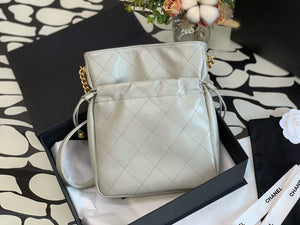 Chanel Bucket Bag 99128 Shoulder bag Gray - Default Title - View 6