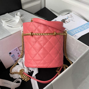 Chanel Bucket Bag Lambskin AS3116 Pink - Default Title - View 2