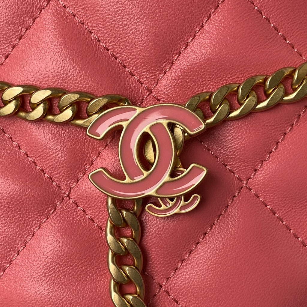 Chanel Bucket Bag Lambskin AS3116 Pink