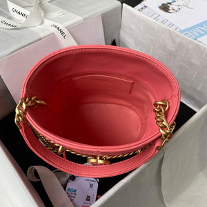 Chanel Bucket Bag Lambskin AS3116 Pink - Default Title - View 7