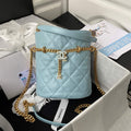 Chanel Bucket Bag Lambskin AS3116 Blue - Default Title - View 1