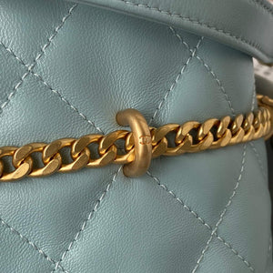 Chanel Bucket Bag Lambskin AS3116 Blue - Default Title - View 4