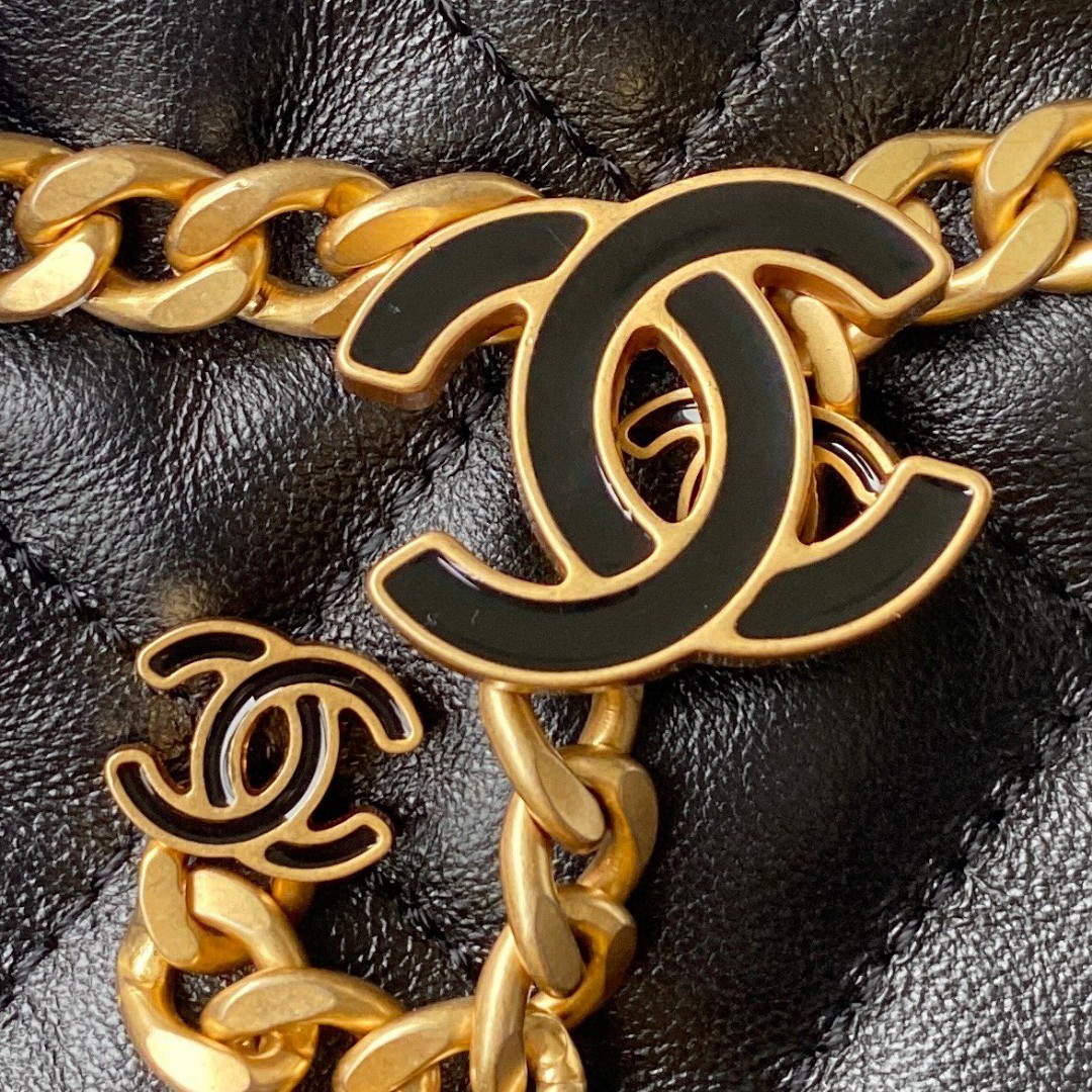 Chanel Bucket Bag Lambskin AS3116 Black - Default Title - View 3