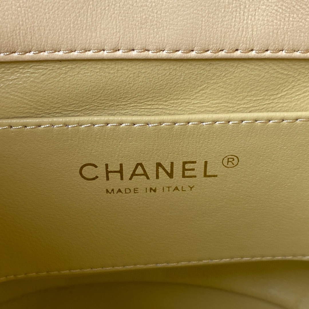 Chanel Bucket Bag Lambskin AS3116 Yellow - Default Title - View 8