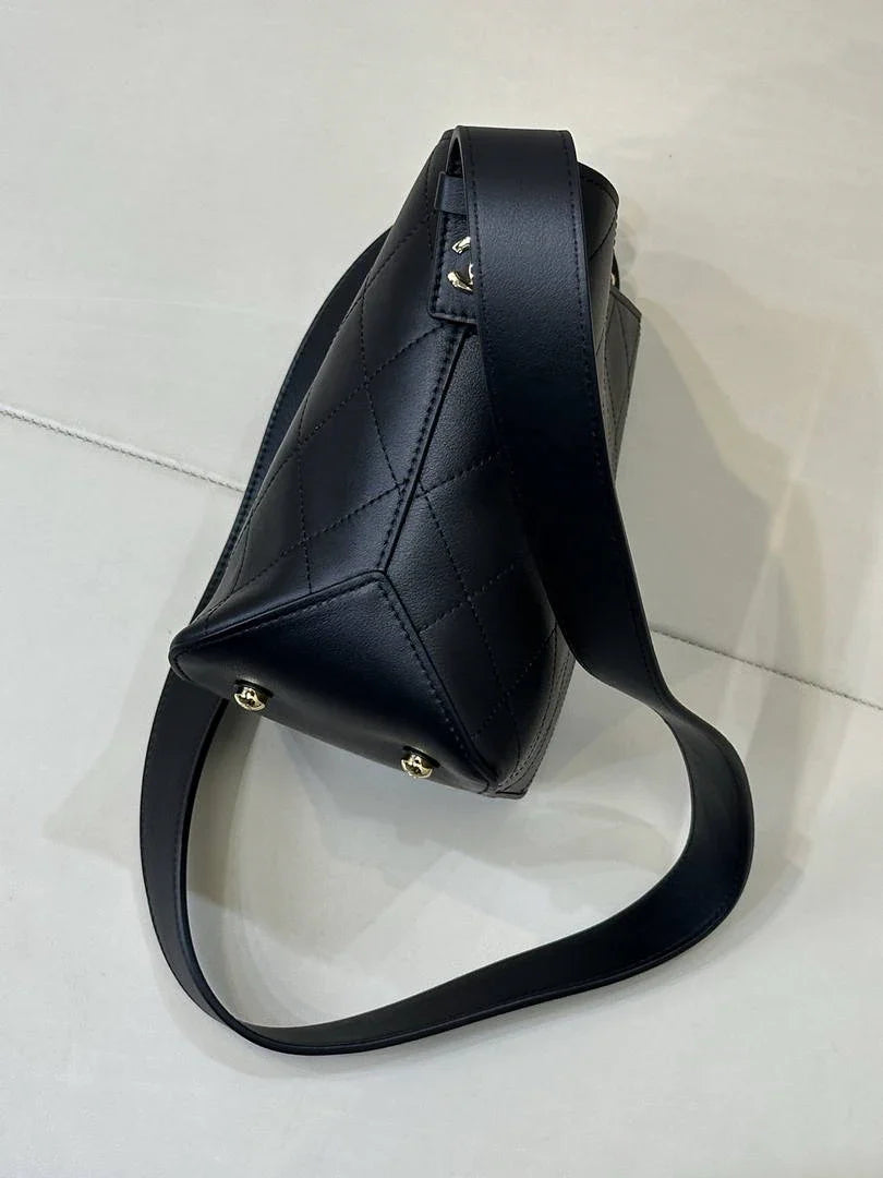 Chanel Bucket Bag Lambskin & Gold-Tone Metal AP6268 Black - Default Title - View 6