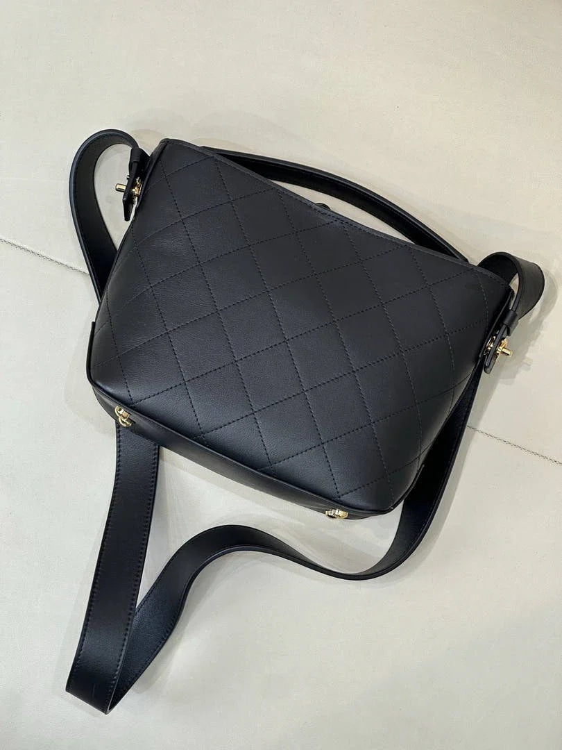 Chanel Bucket Bag Lambskin & Gold-Tone Metal AP6268 Black - Default Title - View 8