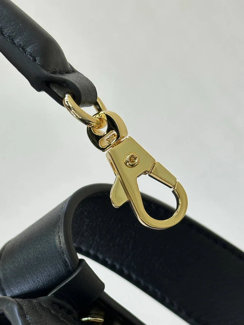 Chanel Bucket Bag Lambskin & Gold-Tone Metal AP6268 Black - Default Title - View 13