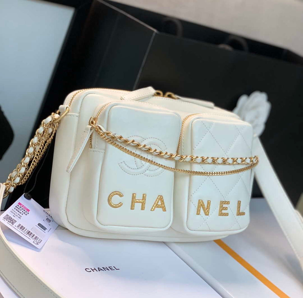 Chanel Camera Case AS2923 Bag White