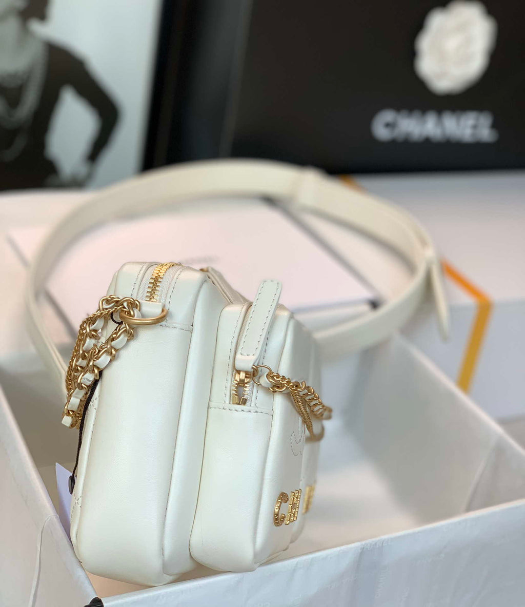 Chanel Camera Case AS2923 Bag White