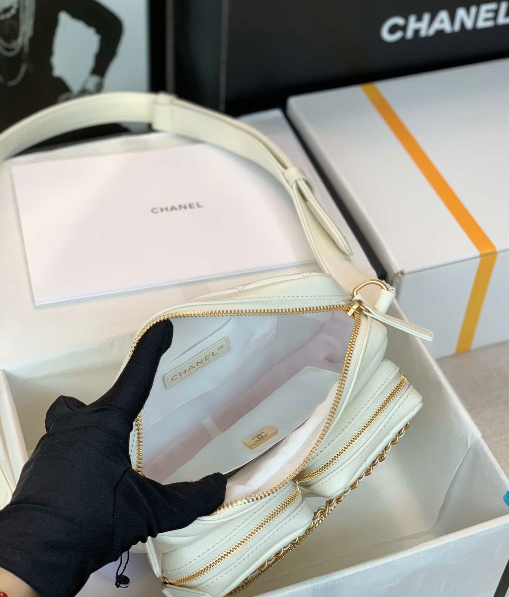 Chanel Camera Case AS2923 Bag White