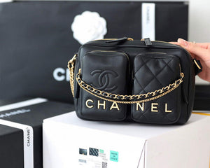 Chanel Camera Case Black AS2923 Bag - Default Title - View 1