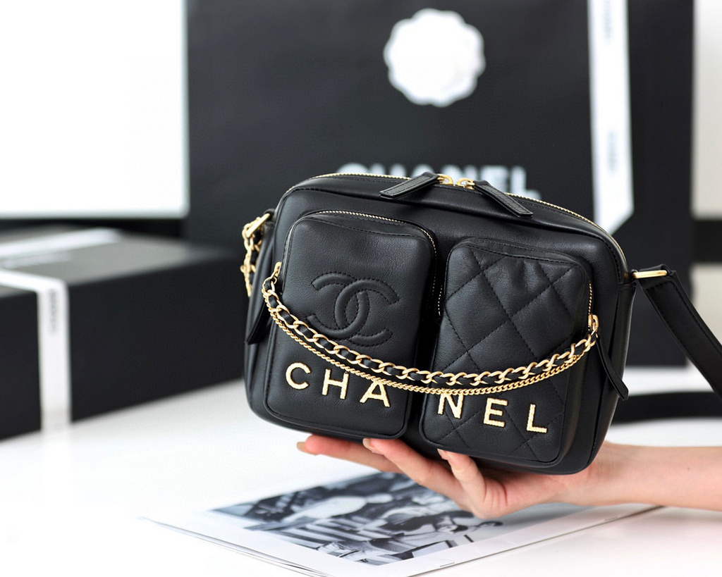 Chanel Camera Case Black AS2923 Bag
