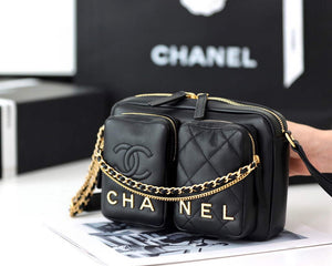 Chanel Camera Case Black AS2923 Bag - Default Title - View 3
