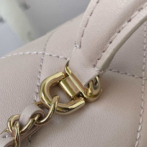 Chanel CC AS2681 Flap Bag With top Handle Calfskin Light Pink - Default Title - View 4