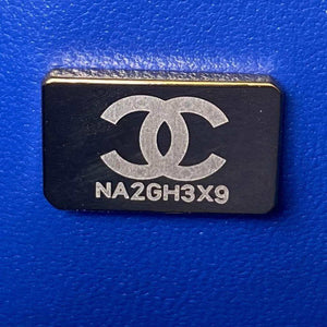 Chanel CC AS2681 Flap Bag With top Handle Calfskin Blue - Default Title - View 8