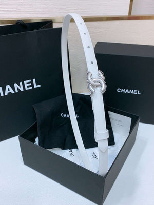 Chanel CC resin white with chain teeth gold and silver logo buckle 1.5cm AA0918 - '--Please Select-- - View 6
