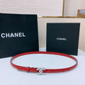 Chanel CC resin white with chain teeth gold and silver logo buckle 1.5cm AA0919 - '--Please Select-- - View 1