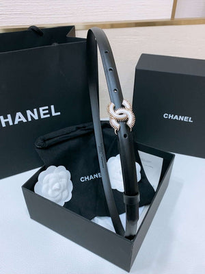 Chanel CC resin white with chain teeth gold and silver logo buckle 1.5cm AA0921 - '--Please Select-- - View 6