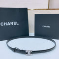 Chanel CC resin white with chain teeth gold and silver logo buckle 1.5cm AA0917 - '--Please Select-- - View 1