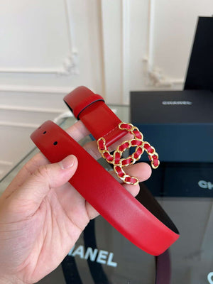 Chanel CC Sheepskin leather 3.0cm belt AA0946 - '--Please Select-- - View 8