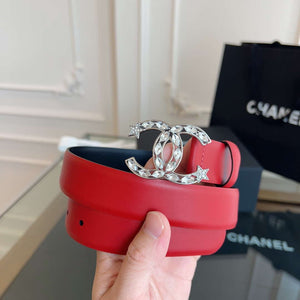Chanel CC Sheepskin leather 3.0cm belt AA0947 - '--Please Select-- - View 1