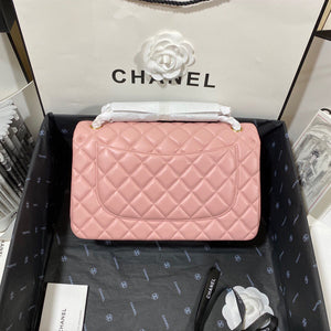 Chanel CF A01113 Classic Flap Bag in Lambskin Light Pink - Default Title - View 2