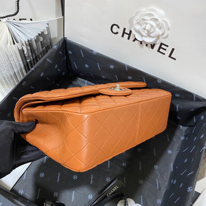 Chanel CF A01113 Classic Flap Bag in Lambskin Tan - Default Title - View 7