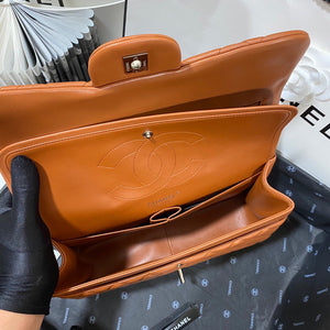 Chanel CF A01113 Classic Flap Bag in Lambskin Tan - Default Title - View 9