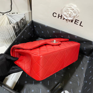 Chanel CF A01113 Classic Flap Bag in Lambskin Red - Default Title - View 7
