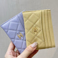 Chanel Classic Card Holder Grained Calfskin & Gold AP4472