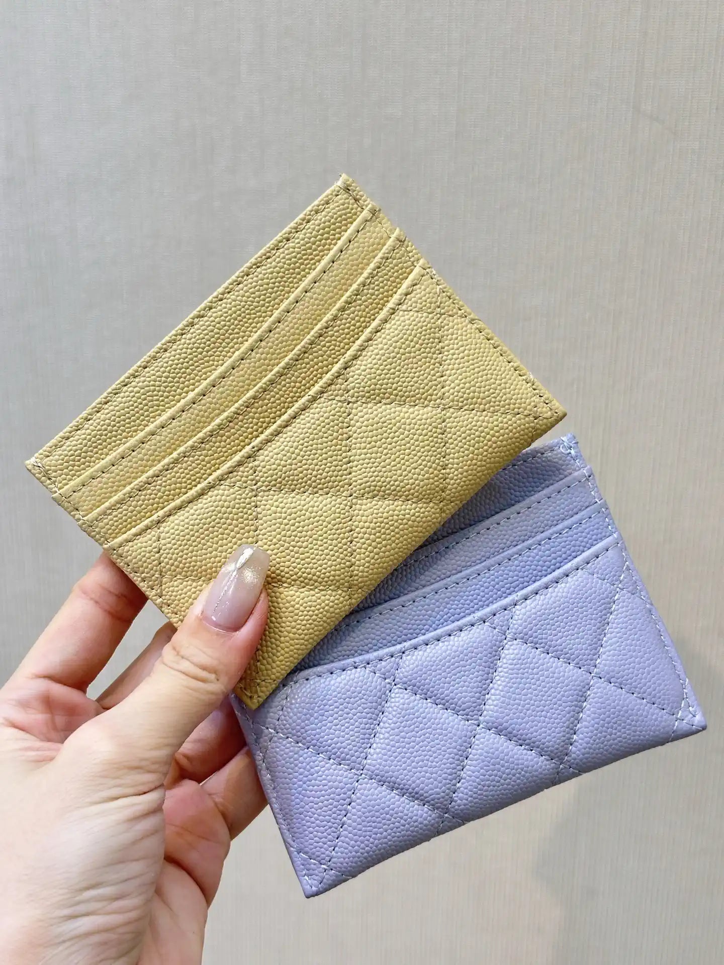 Chanel Classic Card Holder Grained Calfskin & Gold AP4472