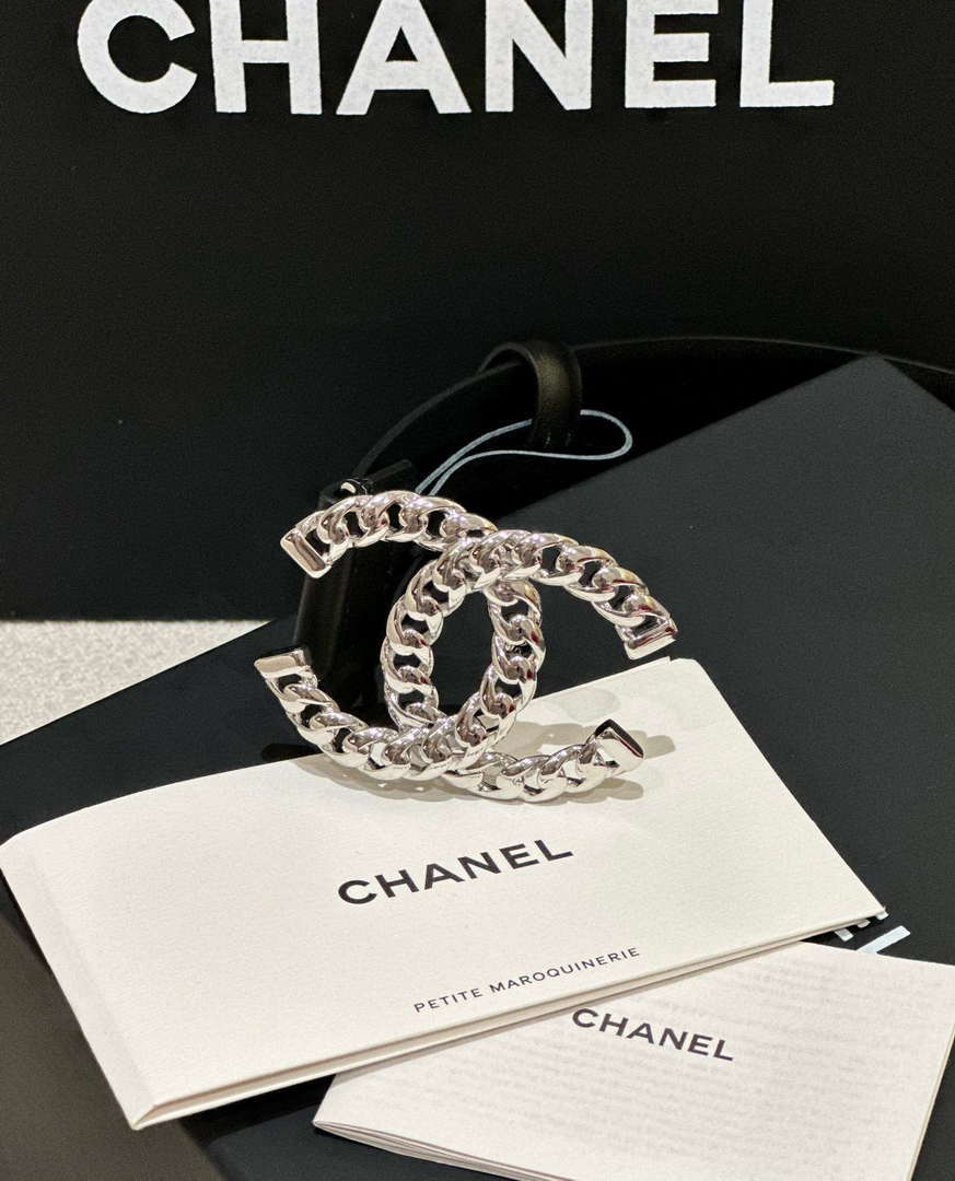 Chanel classic double C belt 3.0Cm leather AA0951