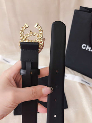Chanel classic double C belt 3.0Cm leather AA0954 - '--Please Select-- - View 2
