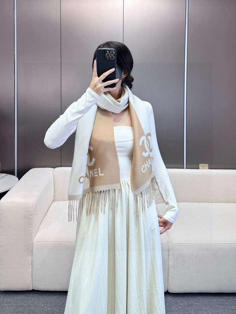 Chanel Classic Scarf Designer Scarf C88733