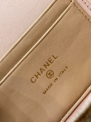 Chanel Classic Vanity with Chain Braided Raffia & Gold-Tone Metal AP4385 Nature - Default Title - View 15