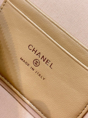 Chanel Classic Vanity with Chain Braided Raffia & Gold-Tone Metal AP4385 Nature - Default Title - View 18